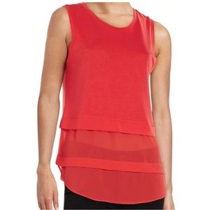 Michael Kors women’s size large, layered‎ sleeveless top
